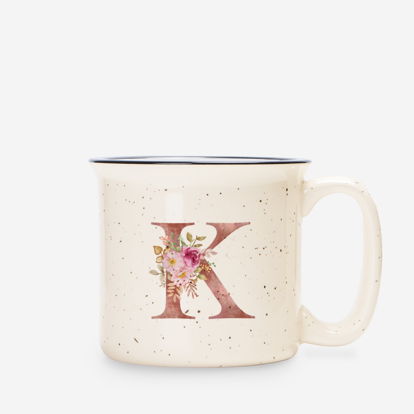 Blossom & Bloom Initial Camping Mug 13oz