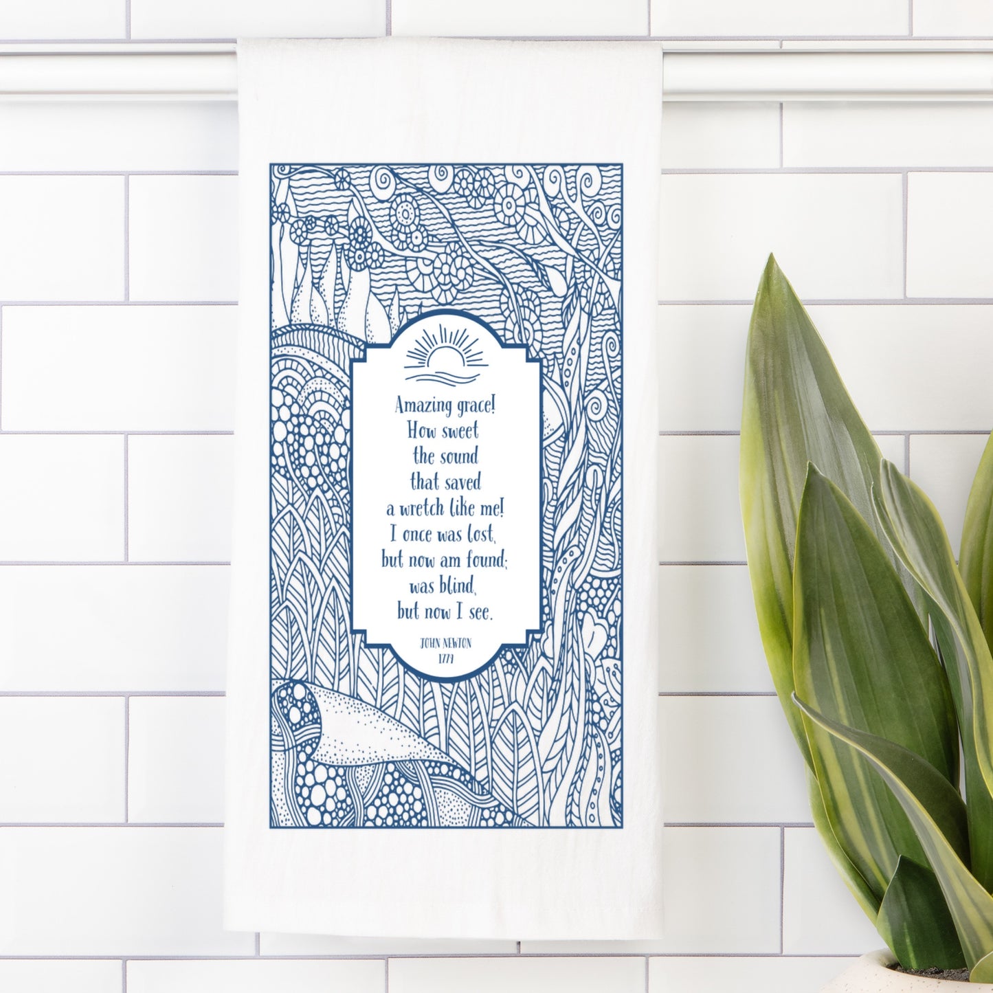 Amazing Grace Tea Towel