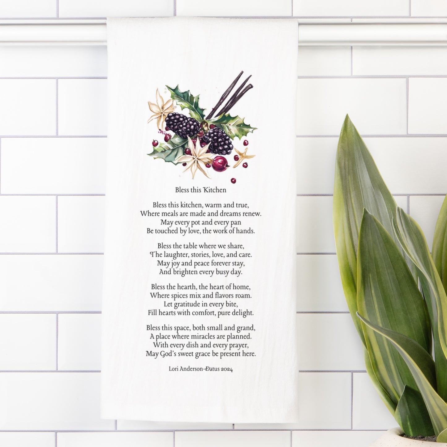Bless this Kitchen Tea Towel
