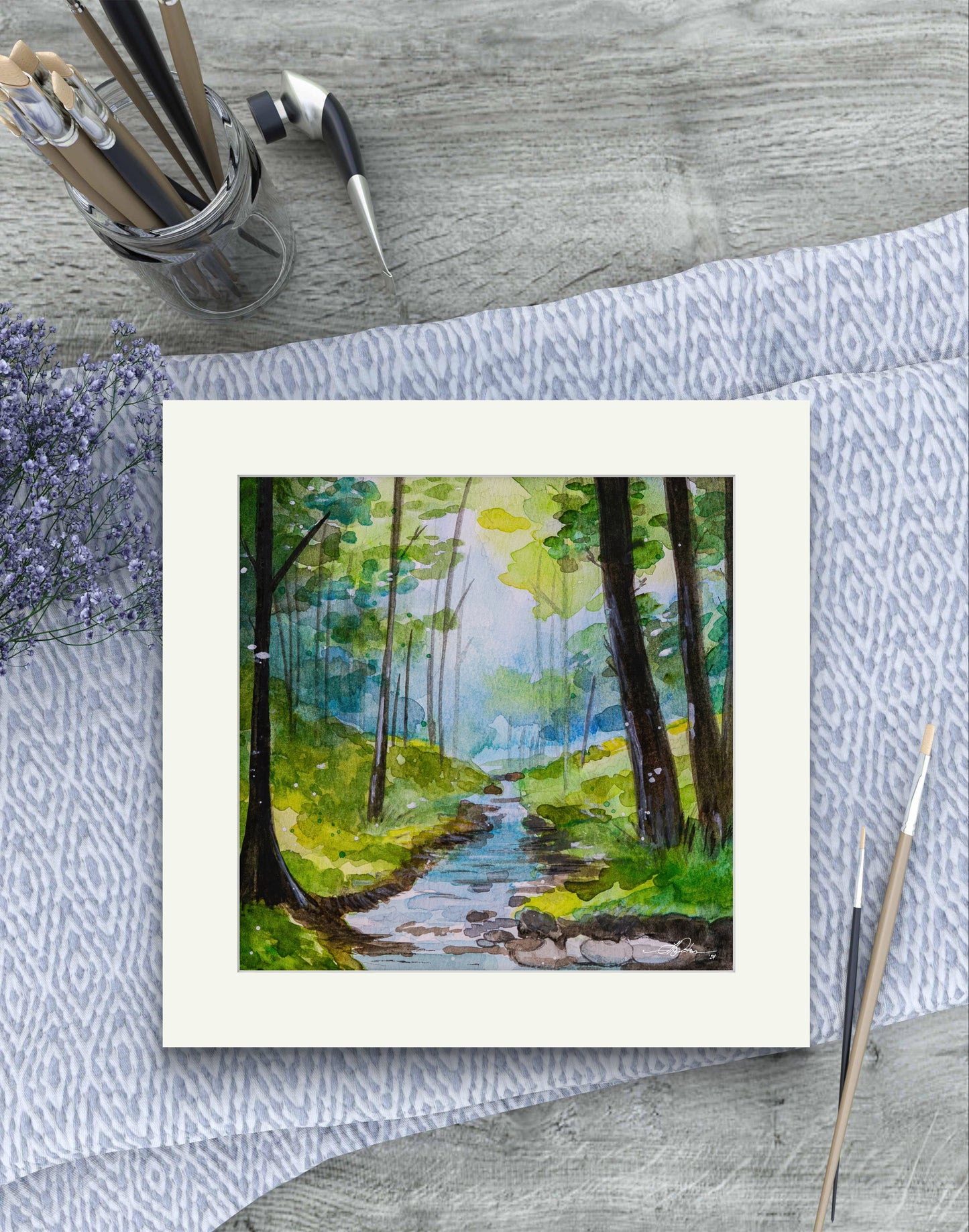 Path of Peace - Original Watercolor