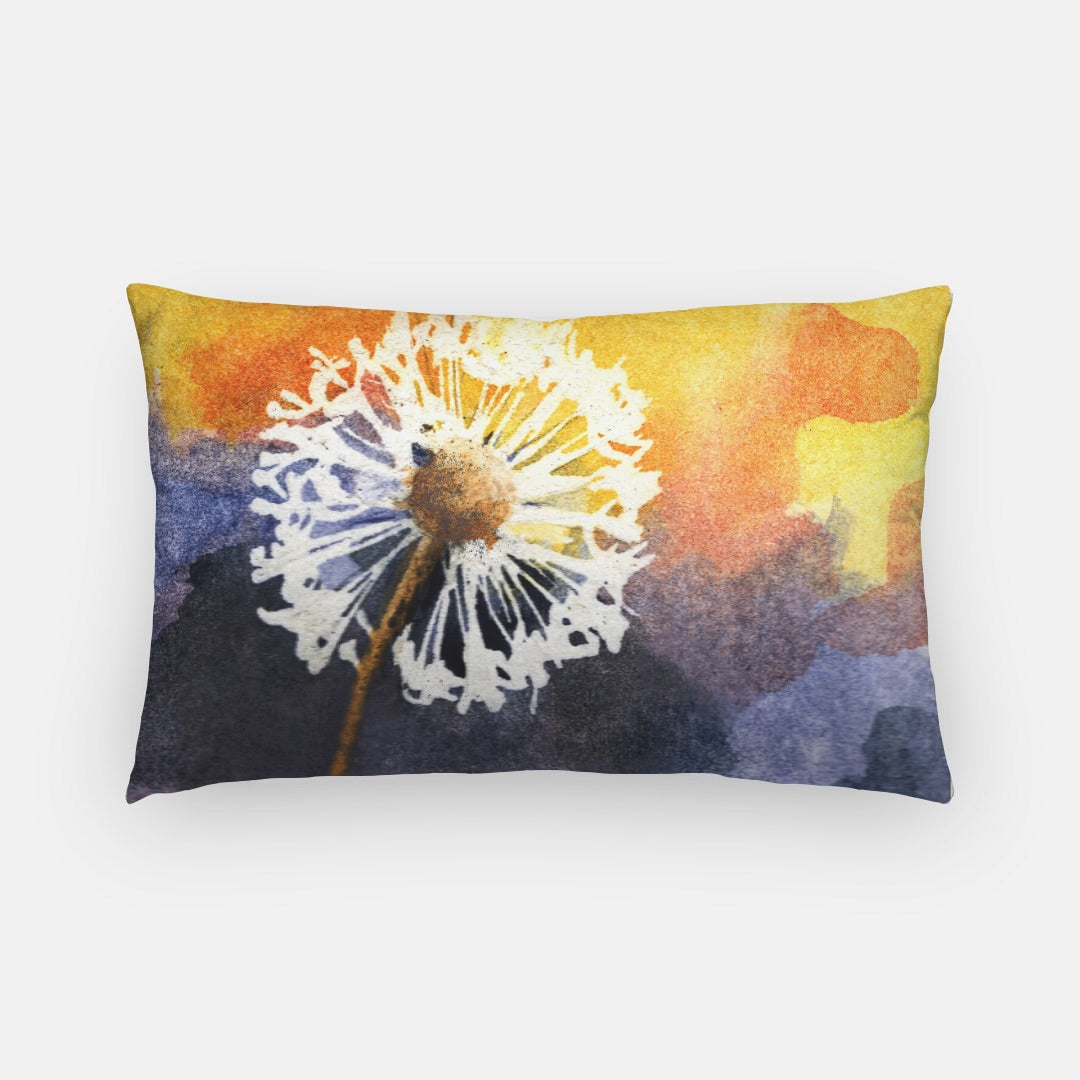 Dandelion Dreams Artisan Lumbar Pillow Case