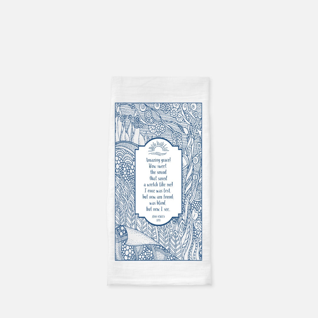 Amazing Grace Tea Towel