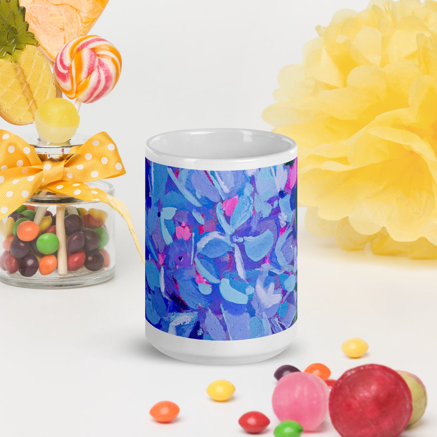 Abundant Grace 15oz White Glossy Mug