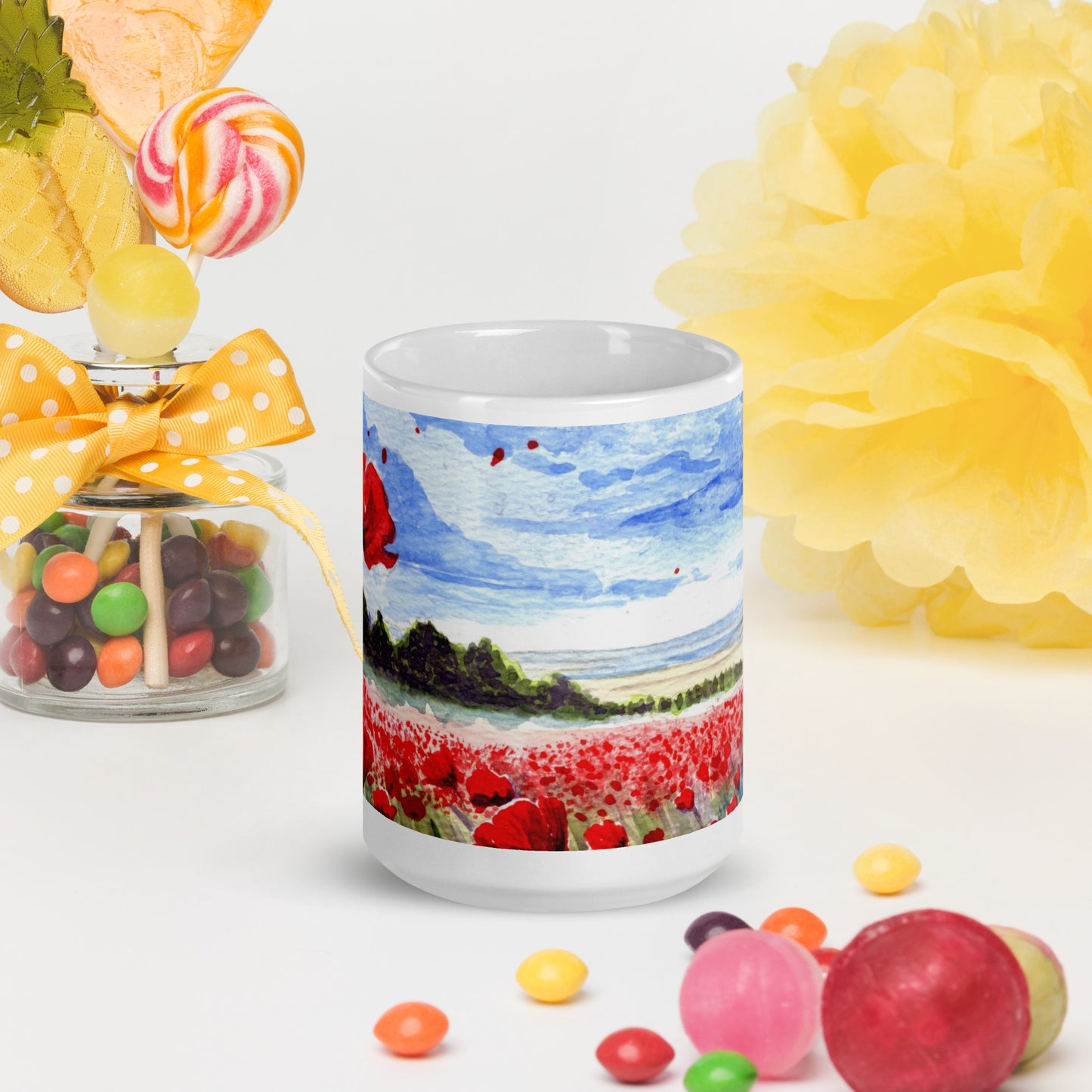 Fields of Grace 15oz White Glossy Mug