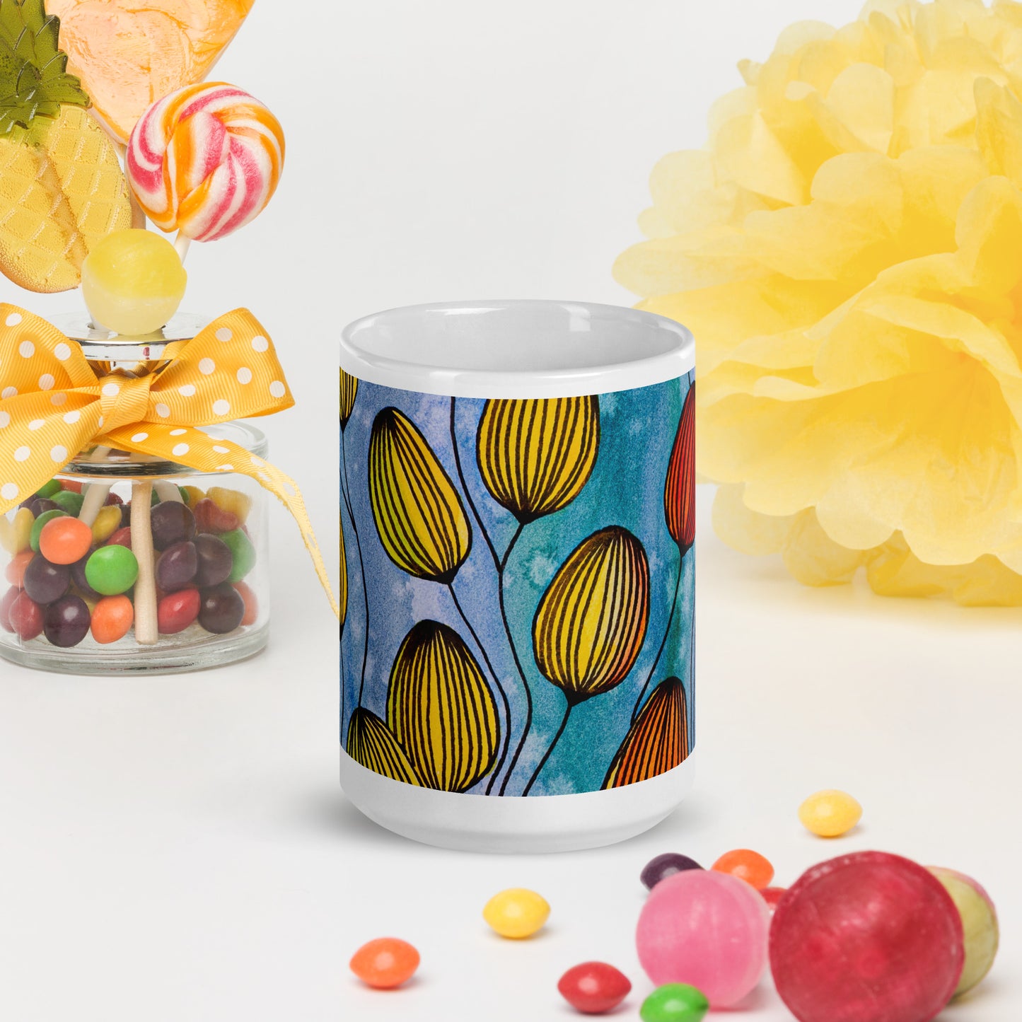 In the Flow White Glossy Mug