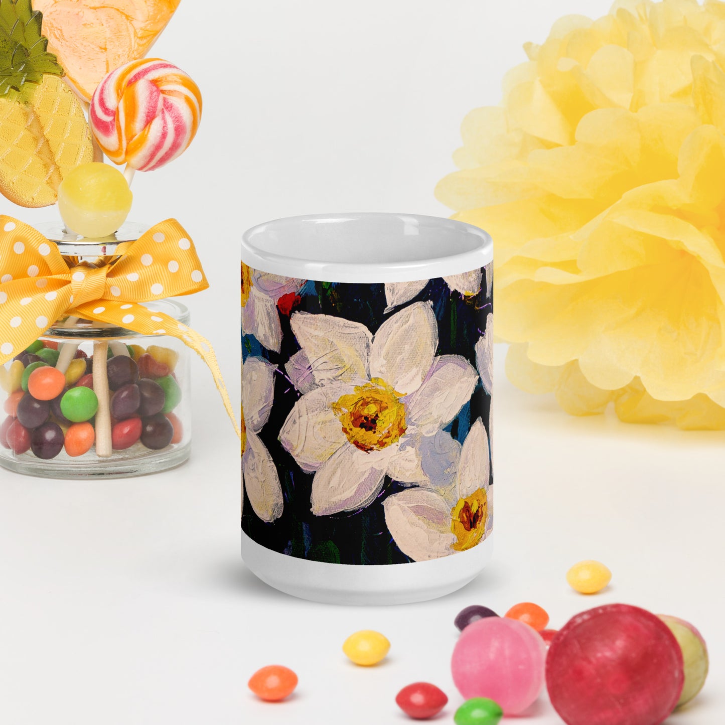 Light of Glory 15oz White Glossy Mug