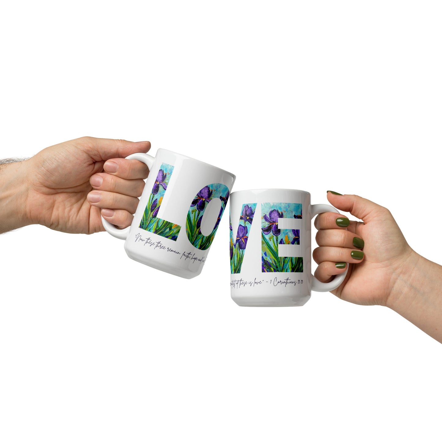 Love 15oz White Glossy Mug