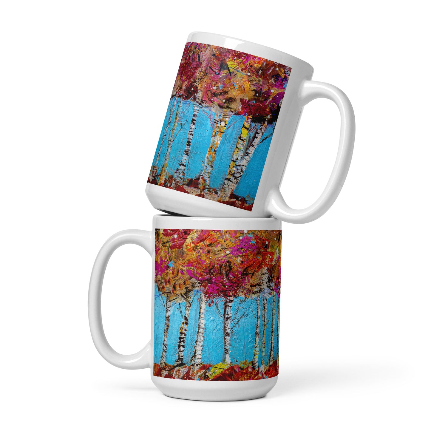 Radiance of Autumn 15oz White Glossy Mug