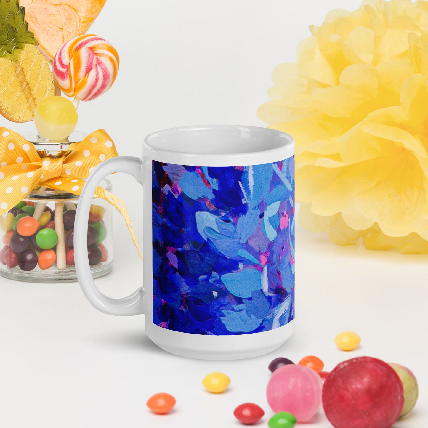 Abundant Grace 15oz White Glossy Mug