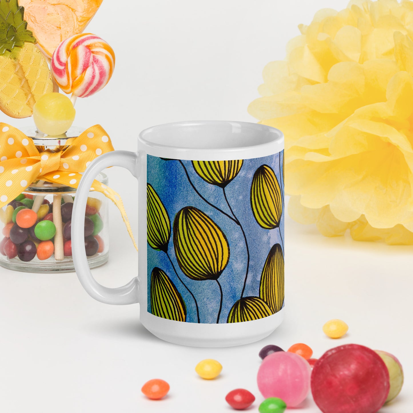 In the Flow White Glossy Mug