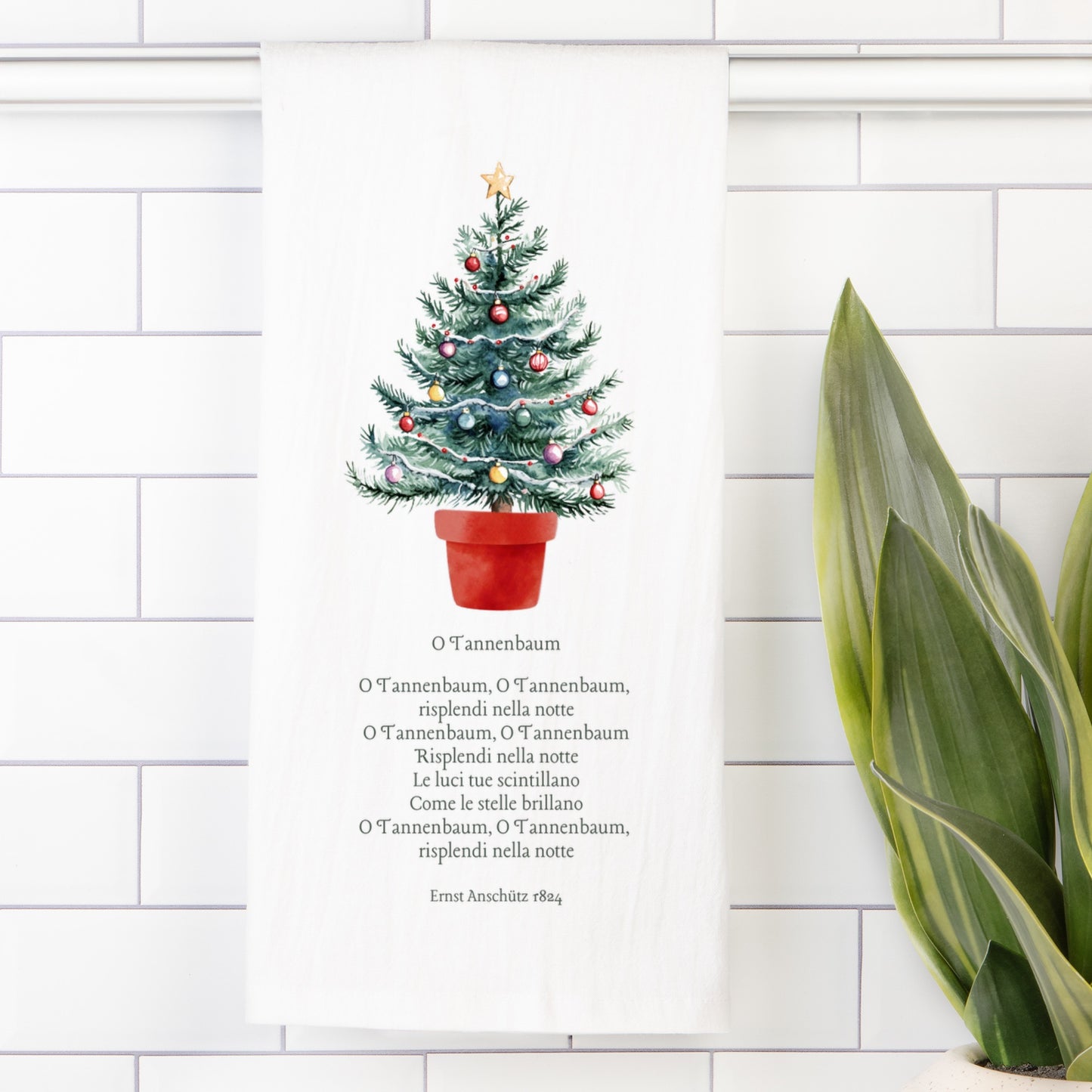 O Tannenbaum Tea Towel