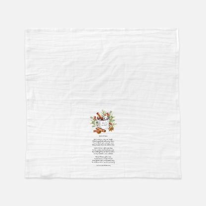 Hello Winter Tea Towel (Flour Sack)