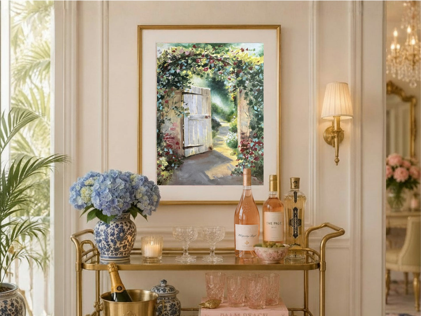 Invitation Fine Art Giclée Print | Christian Garden Gate Wall Art | Lori Datus Fine Art
