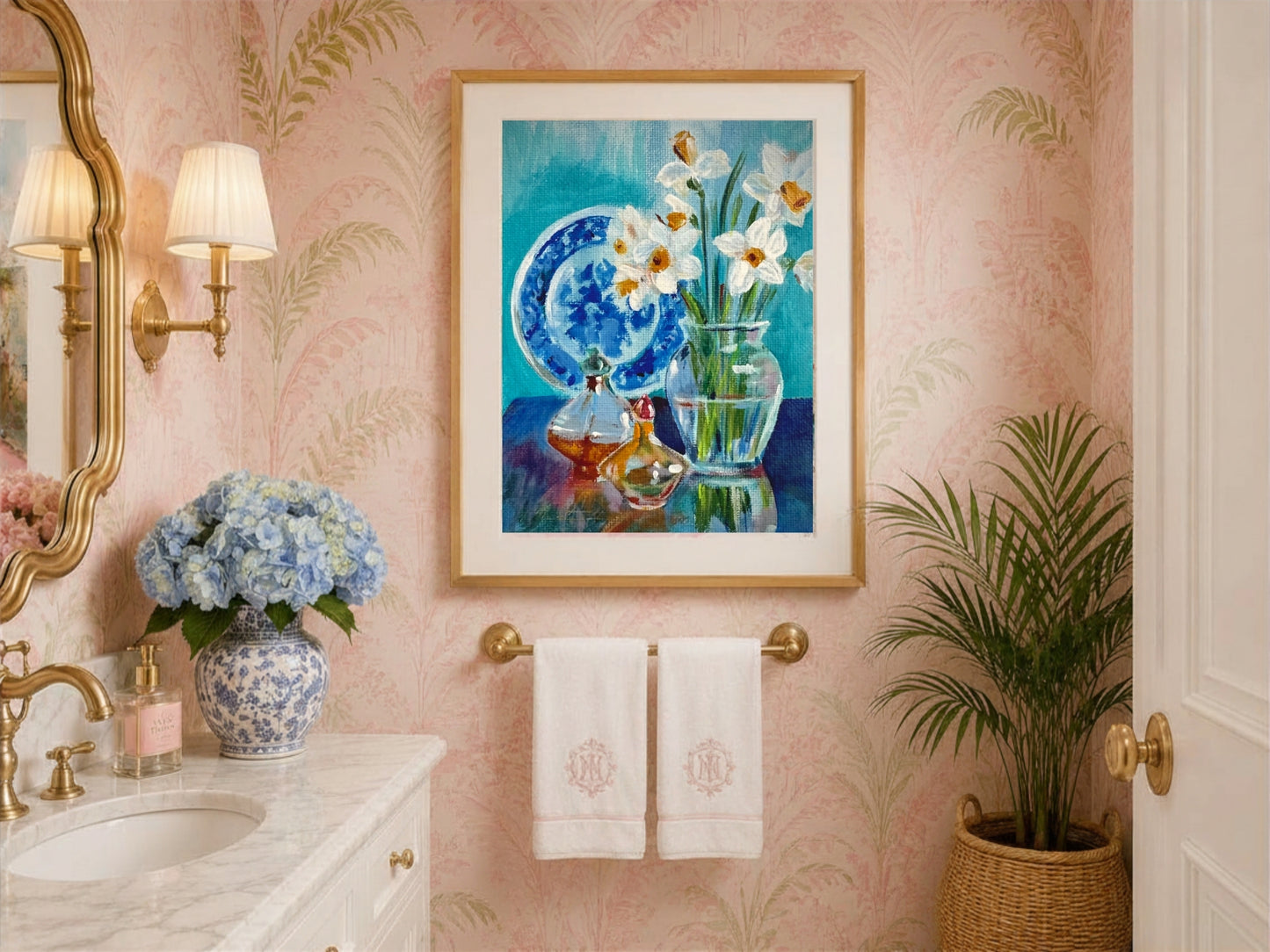 Morning Joy Fine Art Giclée | Original Daffodil Still Life Painting | Christian Fine Art by Lori Anderson-Datus