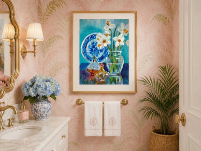 Morning Joy Fine Art Giclée | Original Daffodil Still Life Painting | Christian Fine Art by Lori Anderson-Datus