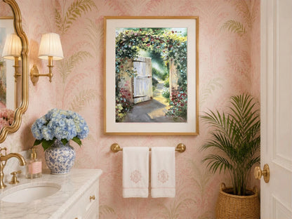 Invitation Fine Art Giclée Print | Christian Garden Gate Wall Art | Lori Datus Fine Art