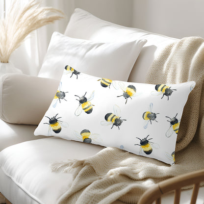 Bee Joyful Artisan Lumbar Pillow Case