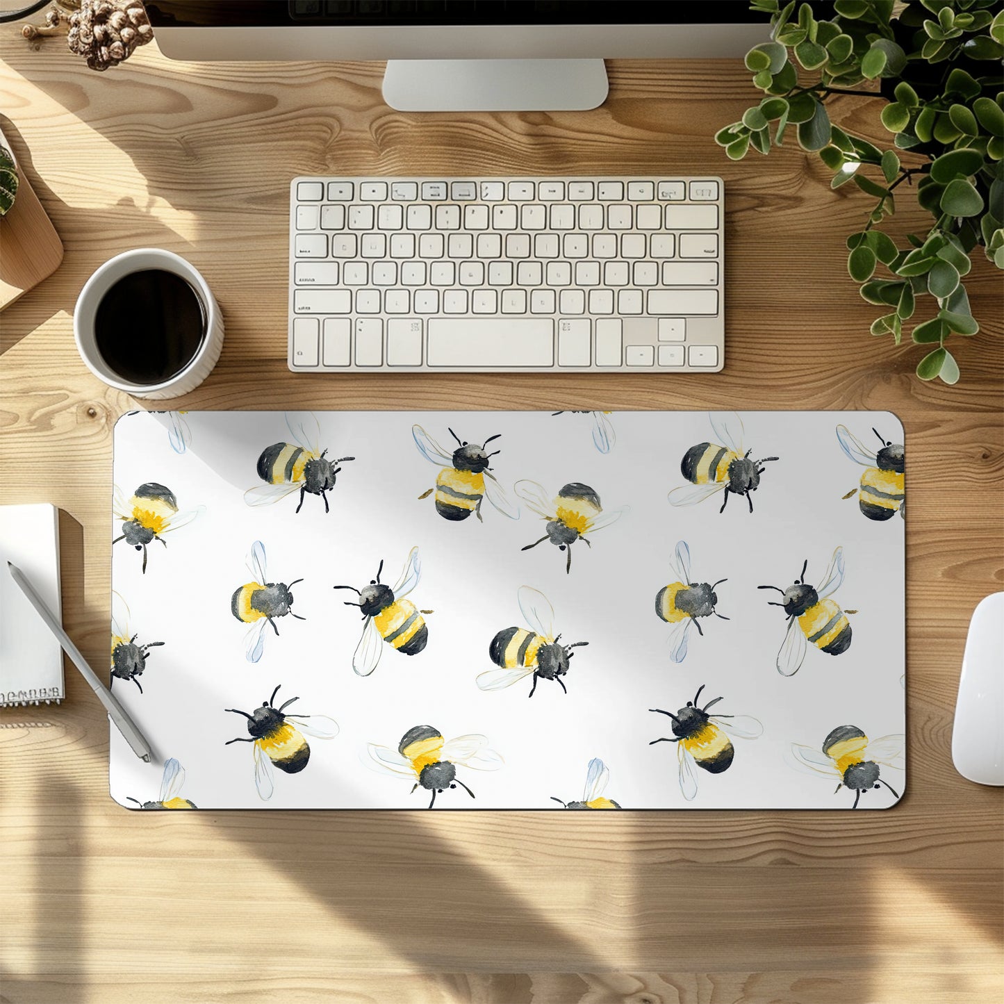 Bee Joyful Desk Pad