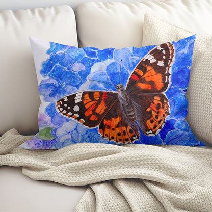 Monarch's Serenade Artisan Lumbar Pillow Case