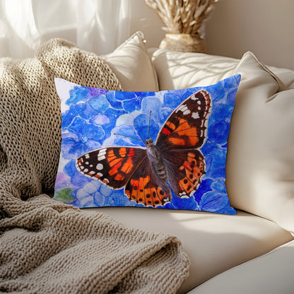 Monarch's Serenade Artisan Lumbar Pillow Case