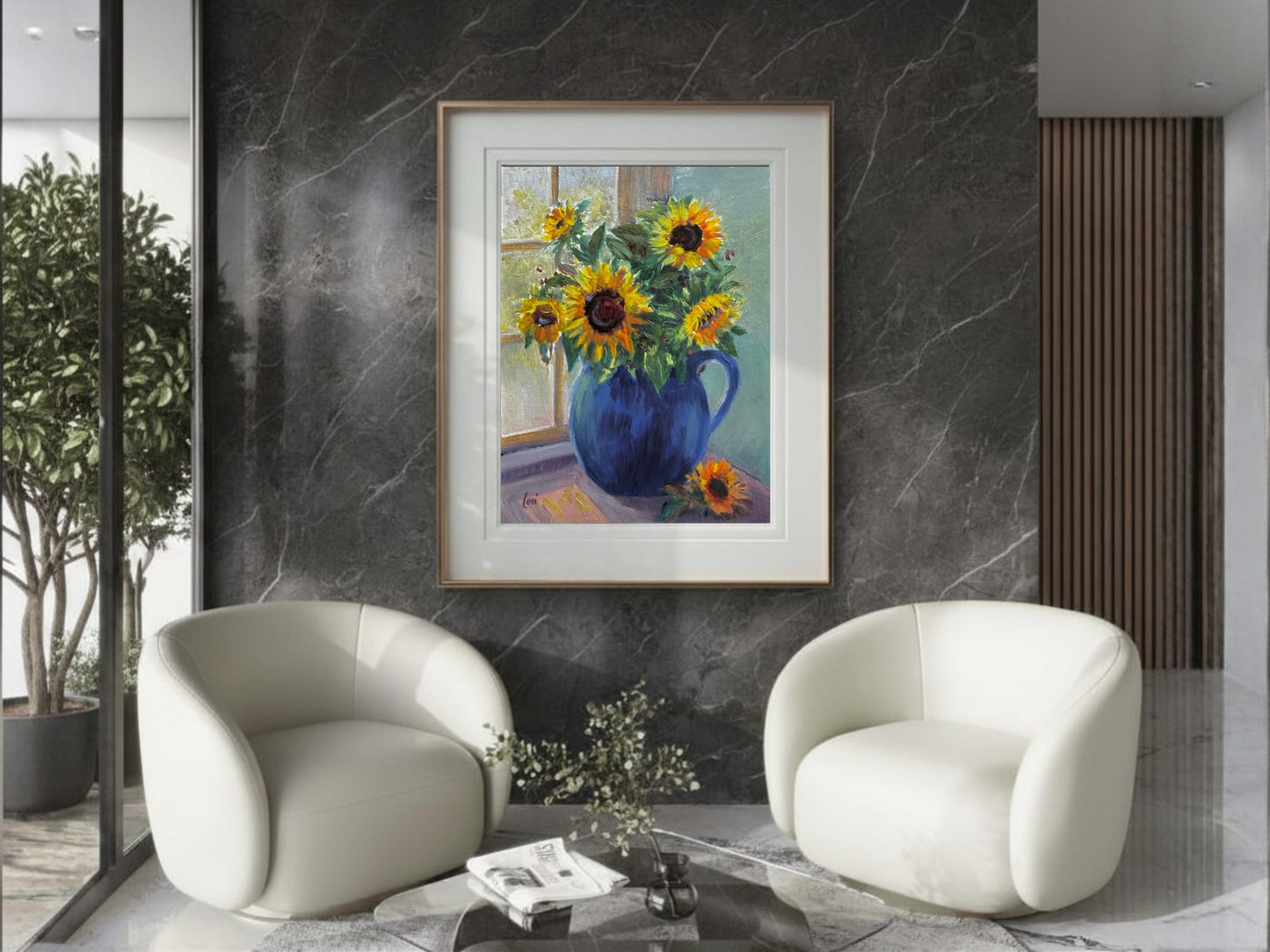 A Promise Fulfilled Fine Art Giclée | Original Sunflower Still Life Painting | Christian Fine Art by Lori Datus