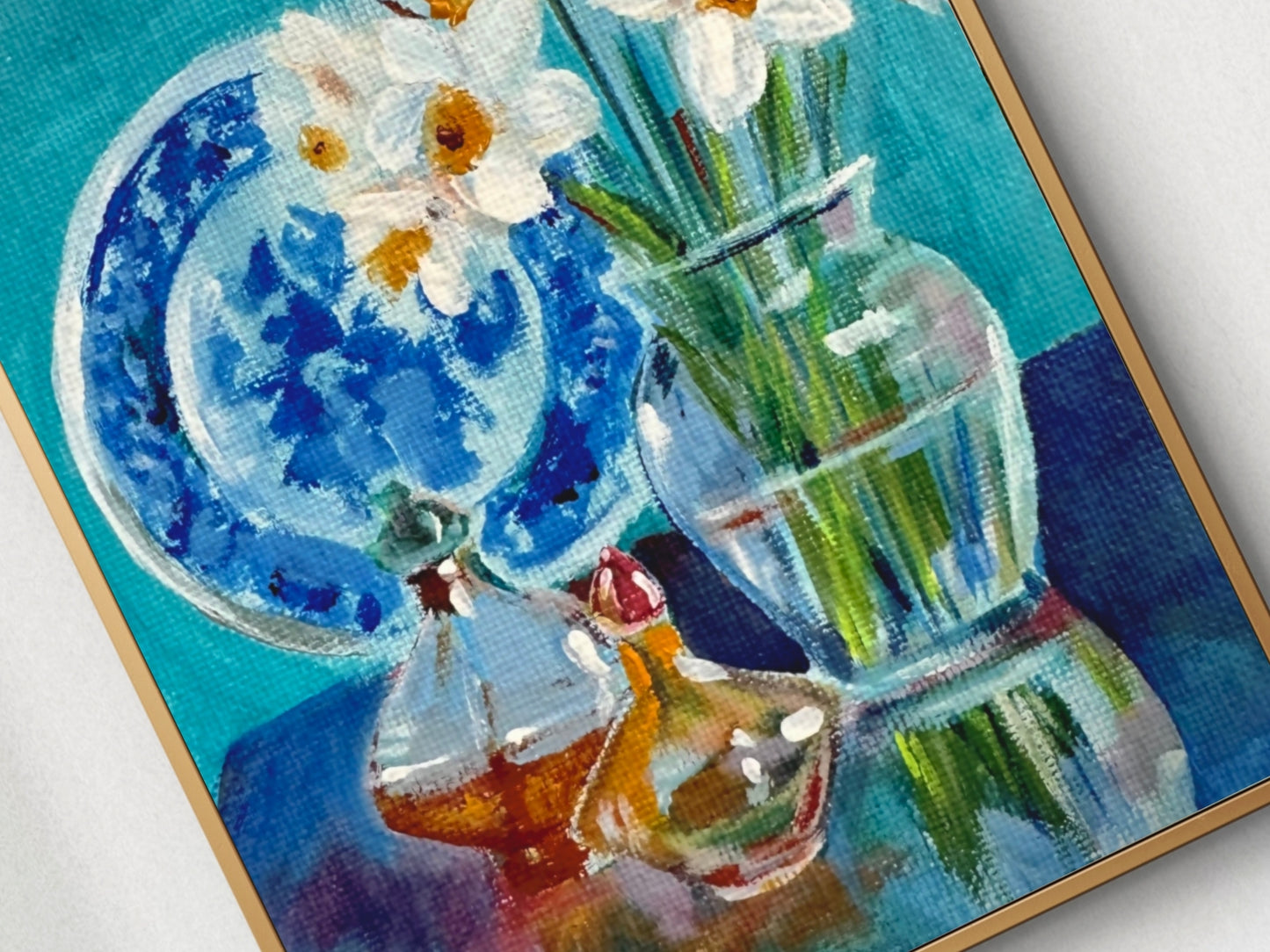 Morning Joy Fine Art Giclée | Original Daffodil Still Life Painting | Christian Fine Art by Lori Anderson-Datus
