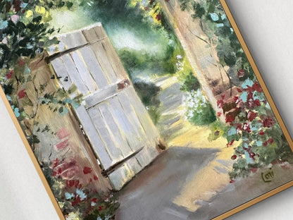 Invitation Fine Art Giclée Print | Christian Garden Gate Wall Art | Lori Datus Fine Art
