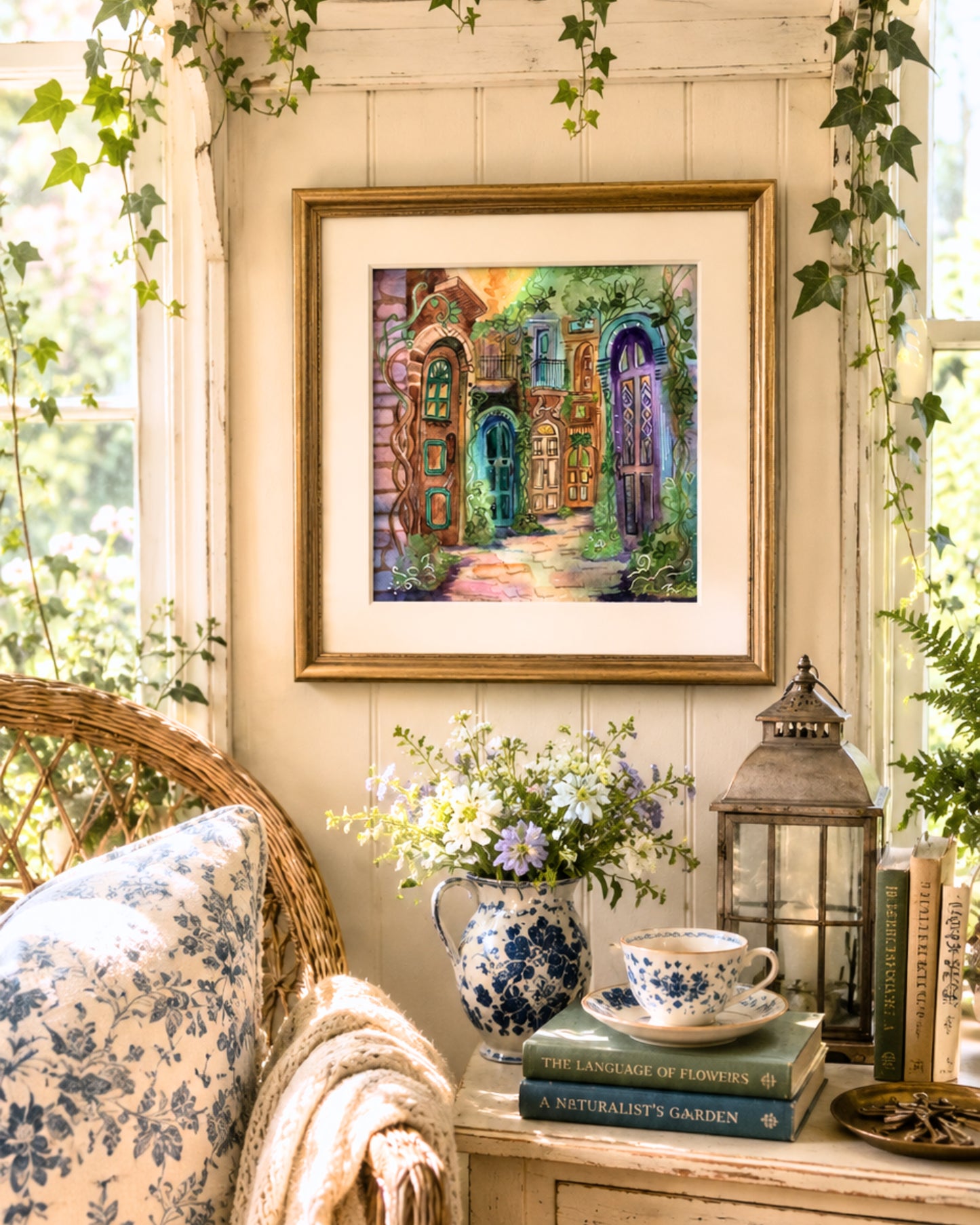 Ask, Seek, Knock - Original Watercolor