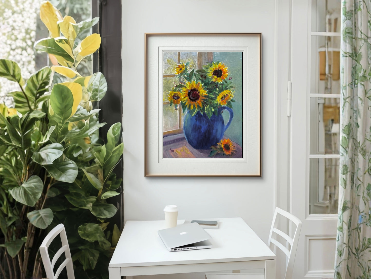 A Promise Fulfilled Fine Art Giclée | Original Sunflower Still Life Painting | Christian Fine Art by Lori Datus