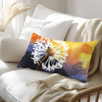 Dandelion Dreams Artisan Lumbar Pillow Case