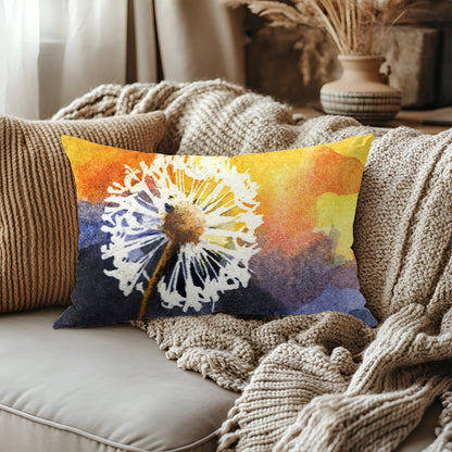 Dandelion Dreams Artisan Lumbar Pillow Case