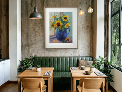 A Promise Fulfilled Fine Art Giclée | Original Sunflower Still Life Painting | Christian Fine Art by Lori Datus
