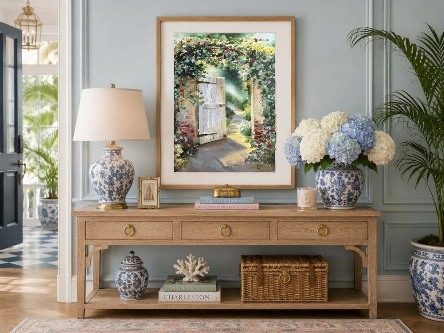 Invitation Fine Art Giclée Print | Christian Garden Gate Wall Art | Lori Datus Fine Art