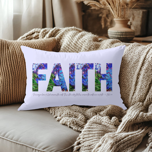 Faith Artisan Lumbar Pillow Case