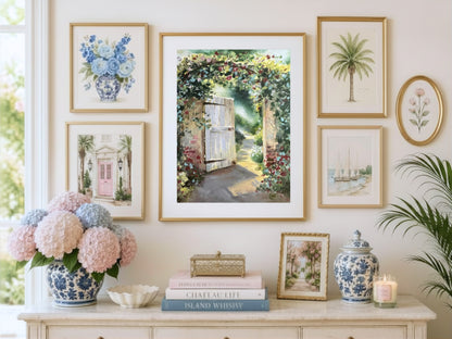 Invitation Fine Art Giclée Print | Christian Garden Gate Wall Art | Lori Datus Fine Art