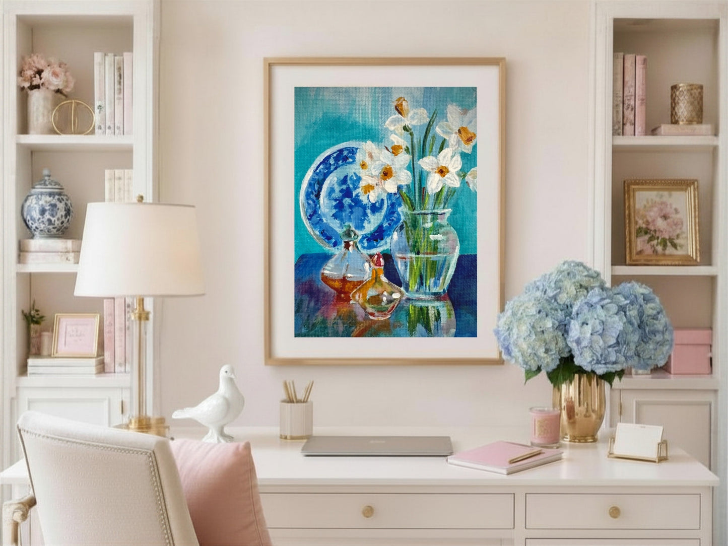 Morning Joy Fine Art Giclée | Original Daffodil Still Life Painting | Christian Fine Art by Lori Anderson-Datus