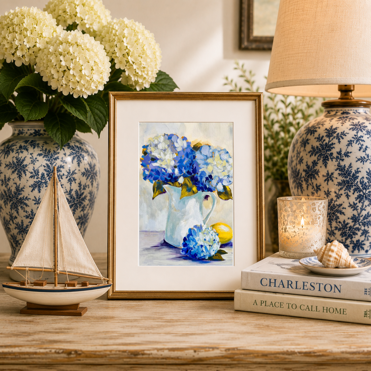 In Her Gentle Care | Fine Art Studio Welcome Print