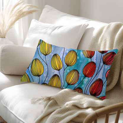 In the Flow Artisan Lumbar Pillow Case