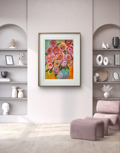Joyful Blooms Fine Art Giclée Print