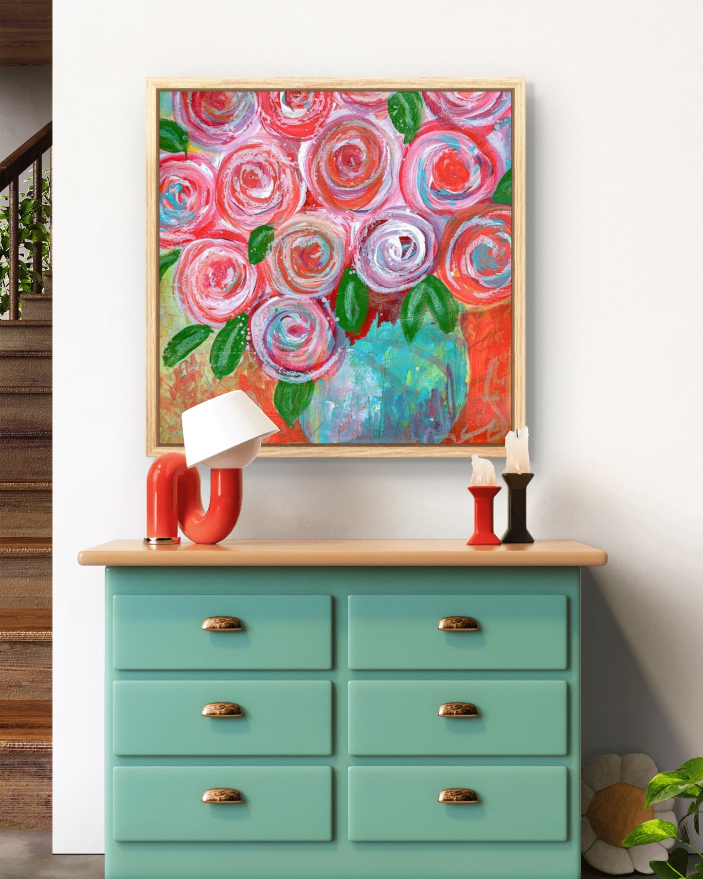 Joyful Blooms Fine Art Canvas Giclée