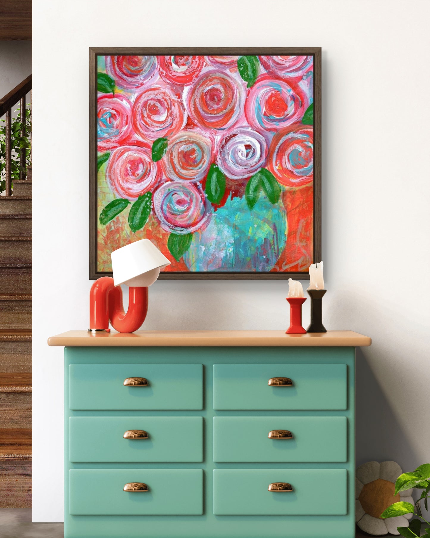 Joyful Blooms Fine Art Canvas Giclée