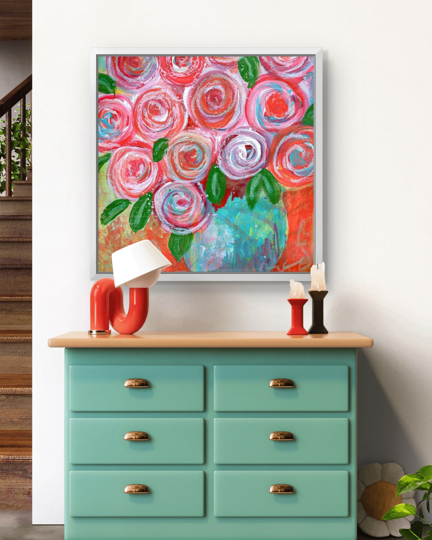Joyful Blooms Fine Art Canvas Giclée