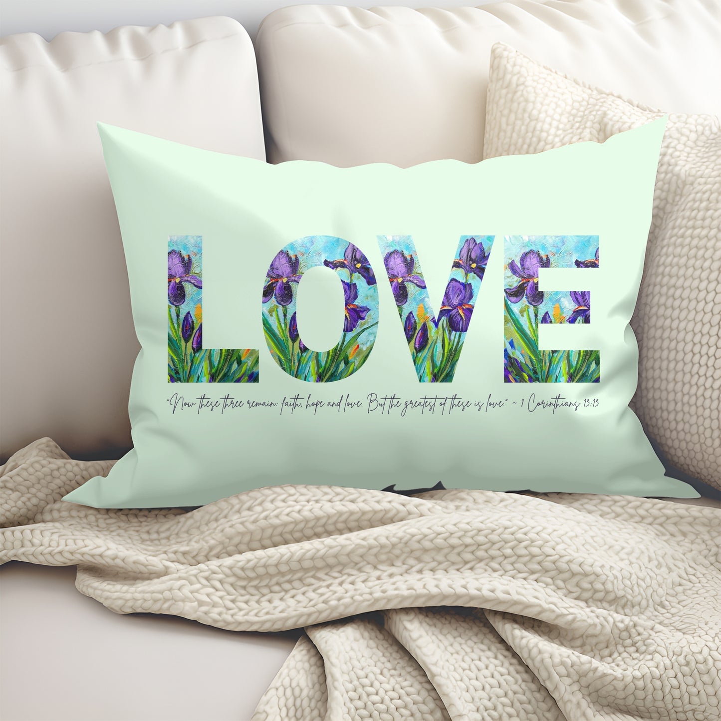 Love Artisan Lumbar Pillow Case