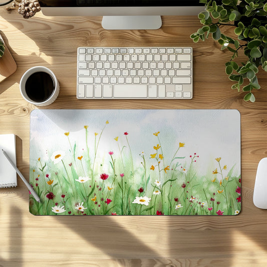 Wildflower Meadow Desk Pad