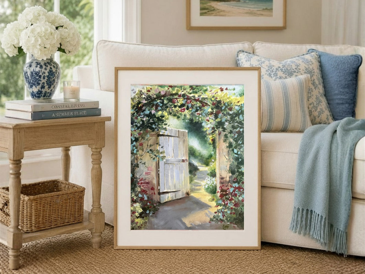Invitation Fine Art Giclée Print | Christian Garden Gate Wall Art | Lori Datus Fine Art