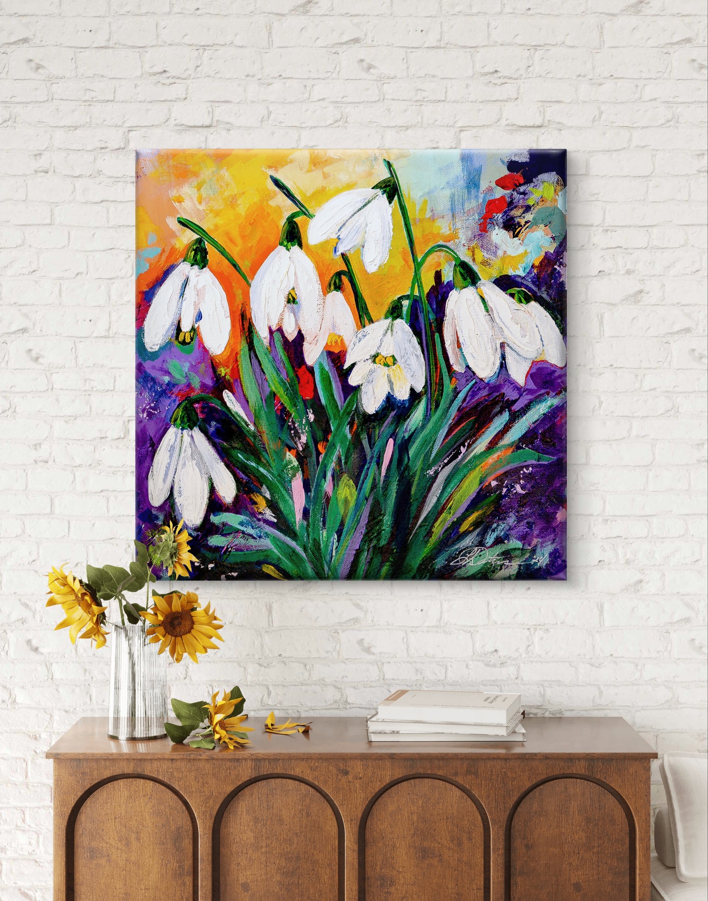 Hope in Bloom Fine Art Canvas Print