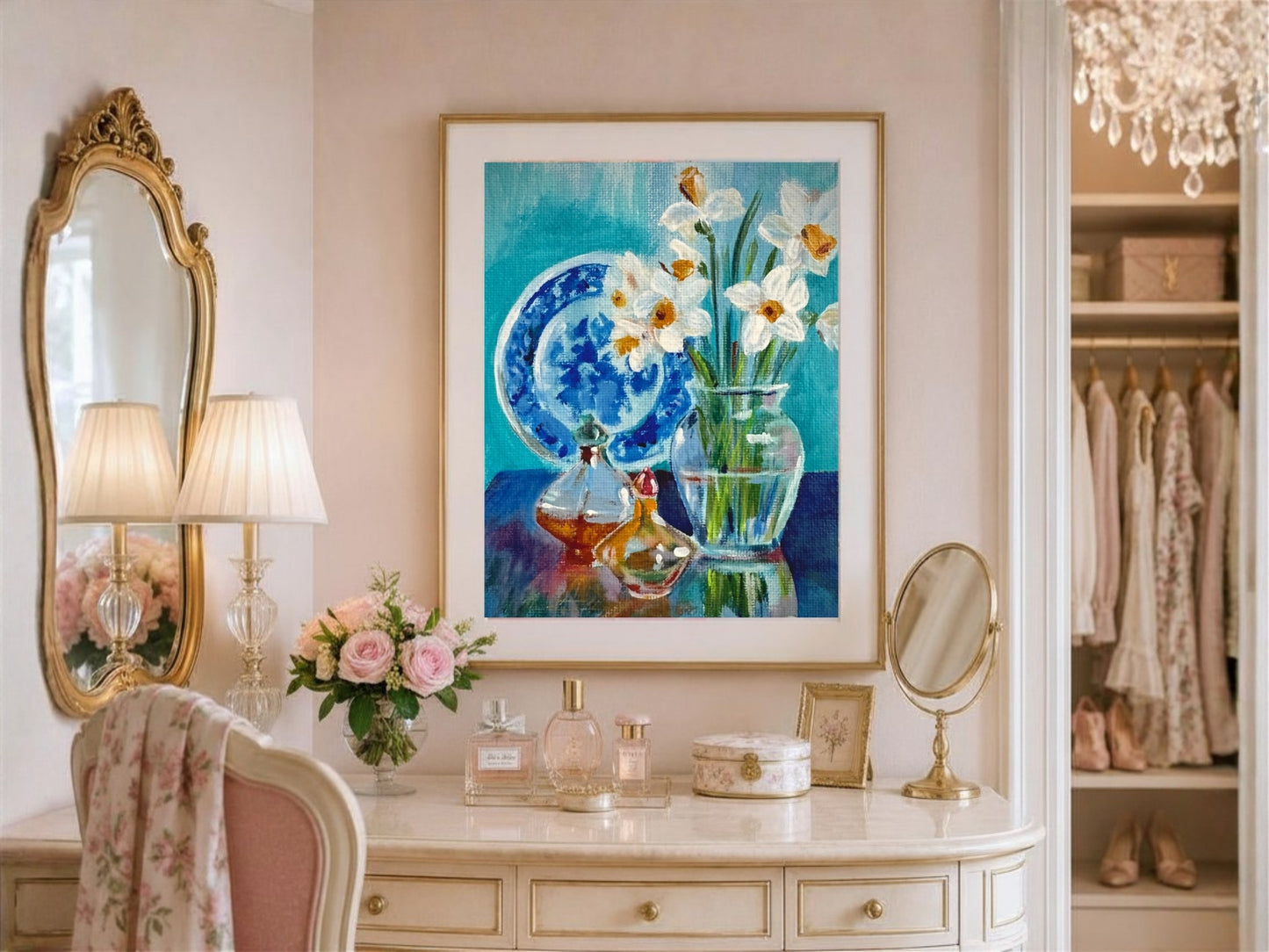 Morning Joy Fine Art Giclée | Original Daffodil Still Life Painting | Christian Fine Art by Lori Anderson-Datus