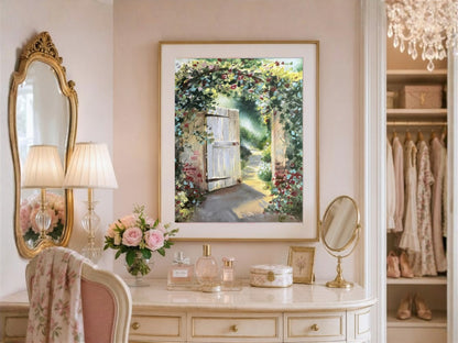 Invitation Fine Art Giclée Print | Christian Garden Gate Wall Art | Lori Datus Fine Art