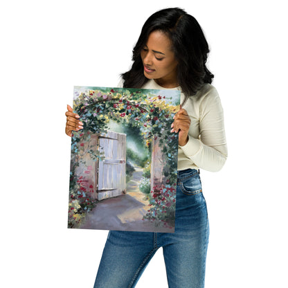 Invitation Fine Art Giclée Print | Christian Garden Gate Wall Art | Lori Datus Fine Art