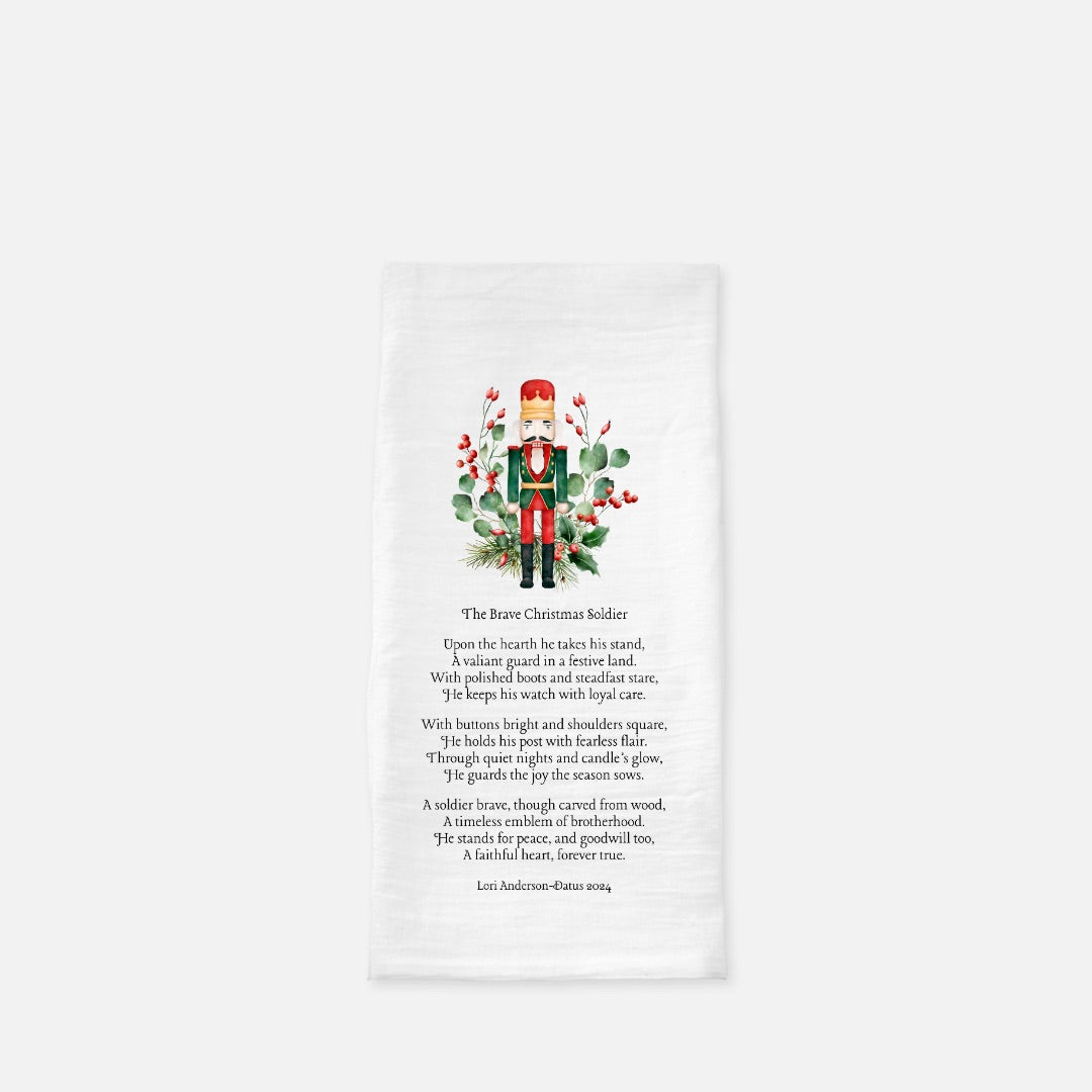 Christmas Nutcracker Tea Towel